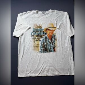 2008 Y2K Kenny Chesney Poets & Pirates Graphic T-Shirt Double Sided Sz 2xl